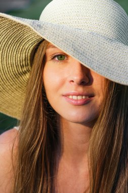 Güzellik genç kadın. Atış kapatın