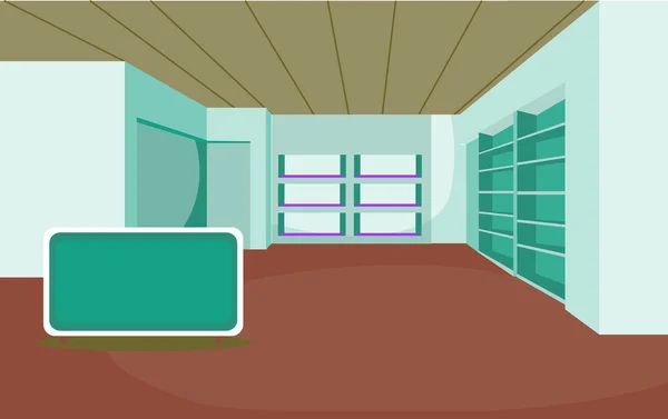 Interieur winkel — Stockvector