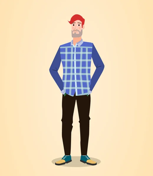 Fashion man — Stock Vector