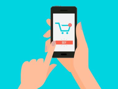 Satın. Alışveriş on-line sipariş