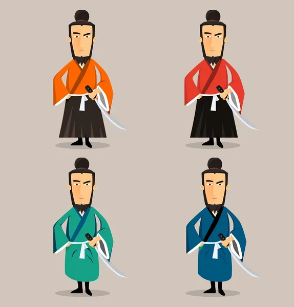 Samurai. —  Vetores de Stock