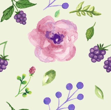 Çiçek desen. Vintage