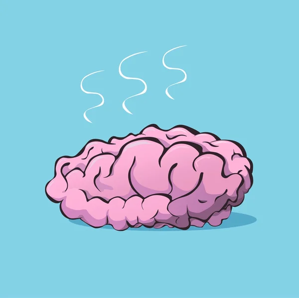 Melt brains. Card — Stock Photo, Image