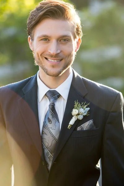 Groom at wedding — Stock Photo, Image