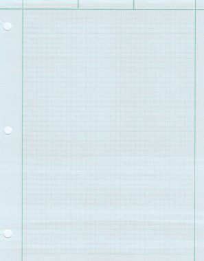 Mavi grafik kağıdı