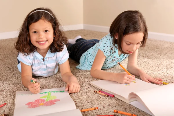 Hermanas para colorear — Foto de Stock