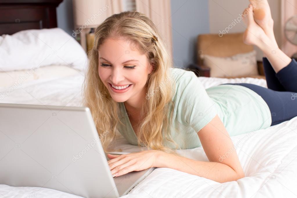 Woman with laptop