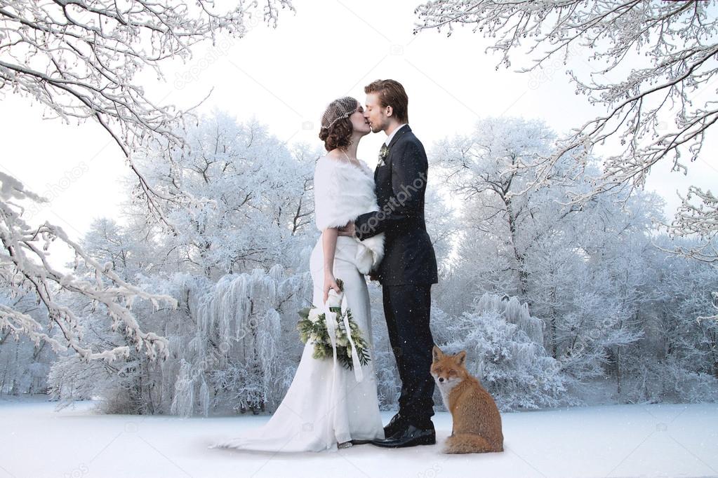 Beautiful winter wedding