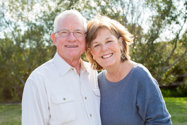 Äldre äldre par — Stockfoto