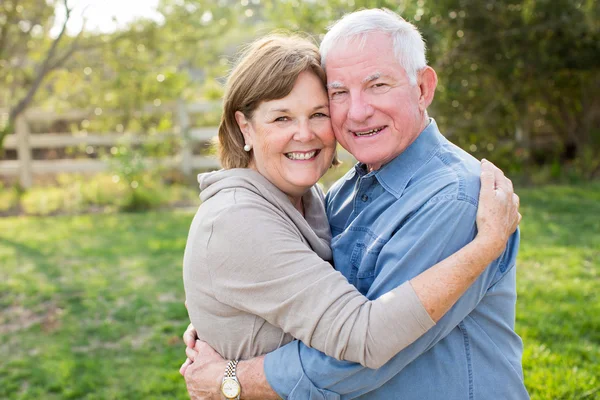 Äldre äldre par — Stockfoto