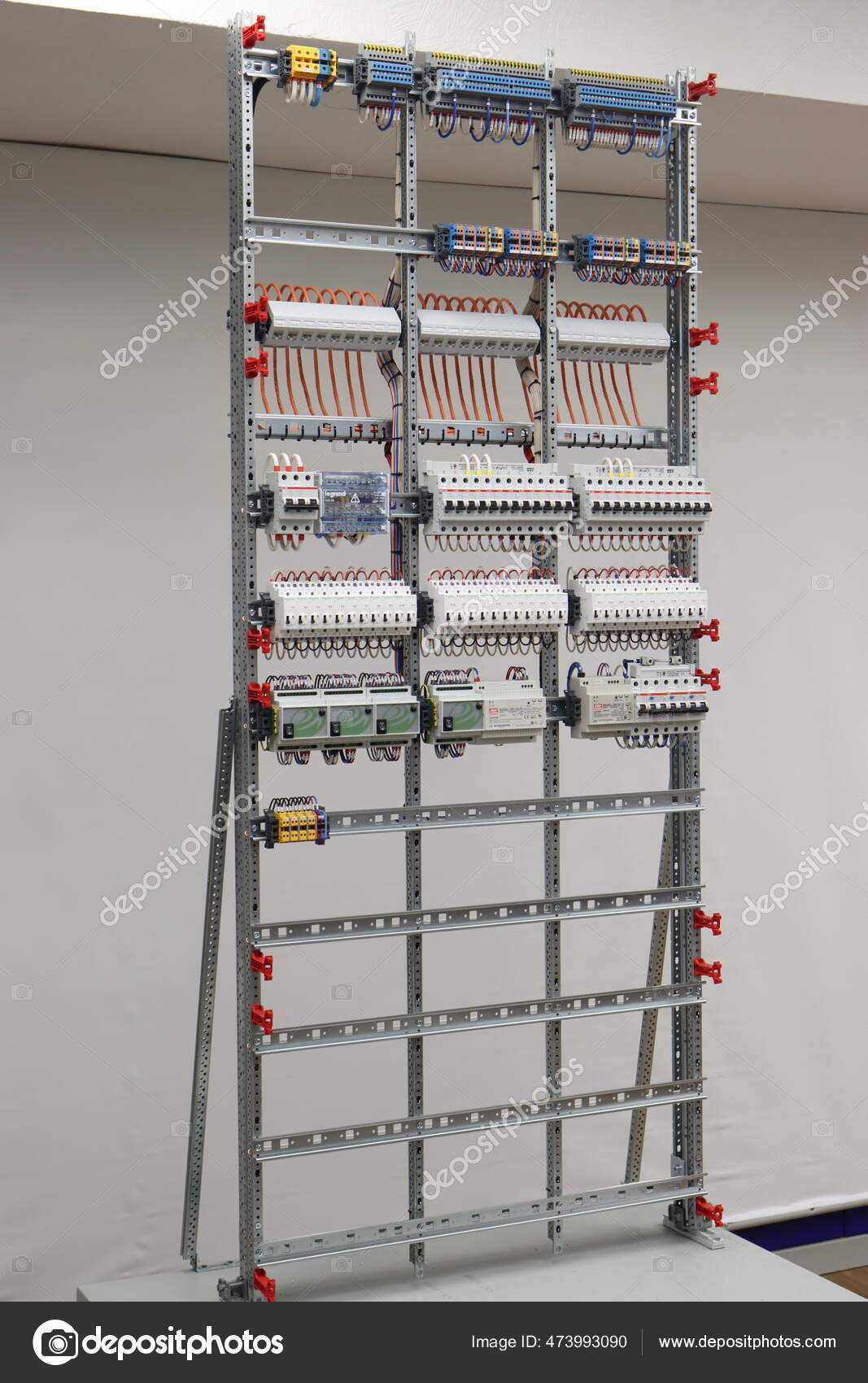 Electric Panel Apartments Private Residences Smart Home System Stock