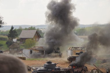 kabukları sahada patlamalar