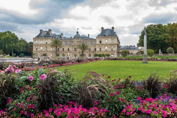 Париж Франція Серпня 2019 Люксембурзький Палац Парк Парижі Jardin Luxembourg — стокове фото