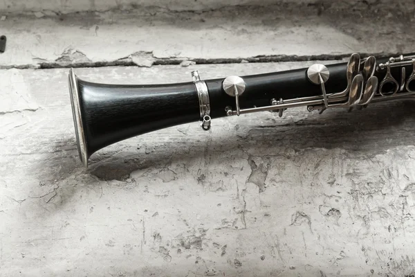 La clarinette sur fond — Photo