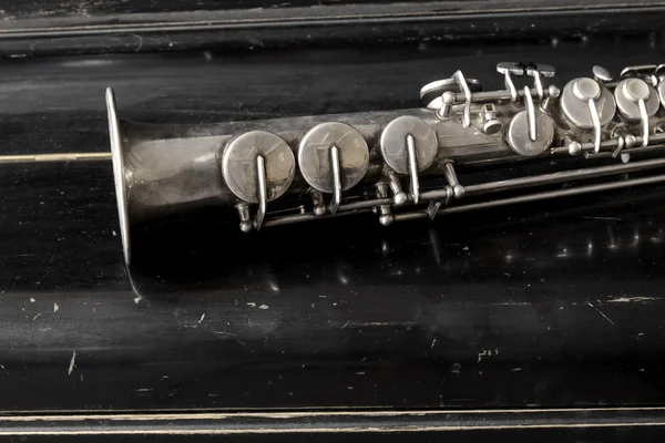 Saksofon sopranowy — Zdjęcie stockowe