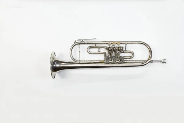 Vintage trompet — Stok fotoğraf