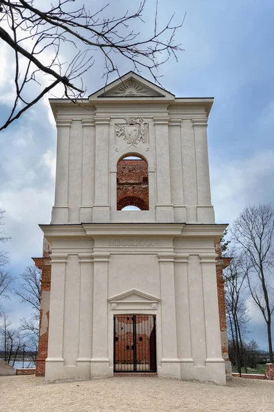 Rovine Della Chiesa Calvinista Piaski Polonia Chiesa Costruita Negli Anni Foto Stock