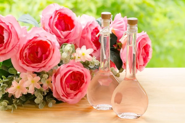 Rose oil — Stock Photo, Image