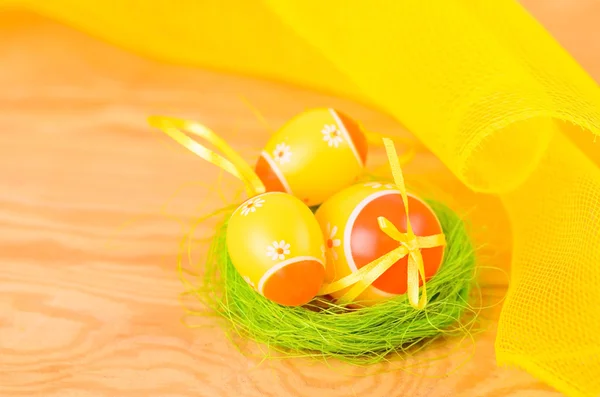 Пасхальные декоративные яйца — стоковое фото