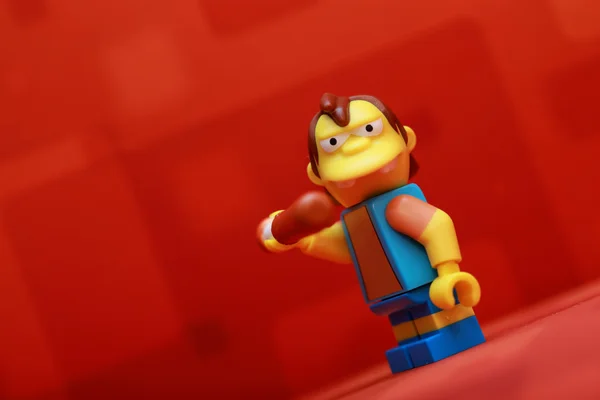 Simpson Lego Mini Figura — Fotografia de Stock
