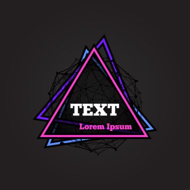 Metin çerçevesi ile karanlık Küre