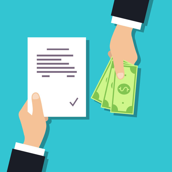 Получить деньги за бумажный контракт
.