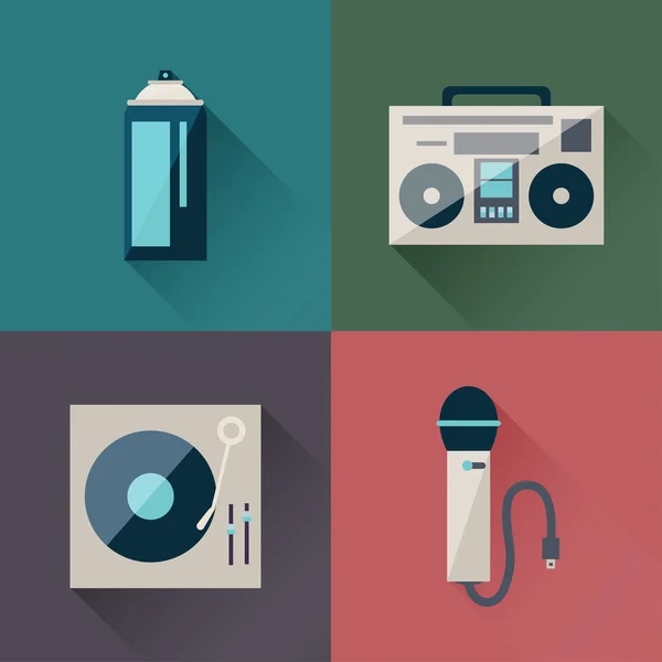 Hip Hop set — Stockvector