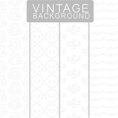 Vintage sorunsuz lüks arka plan kümesi