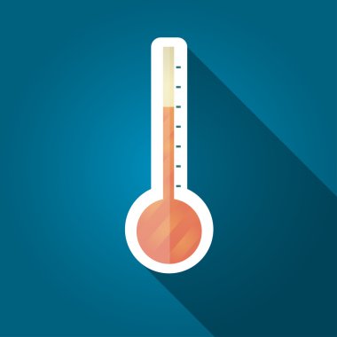Termometre Vektör Simgesi