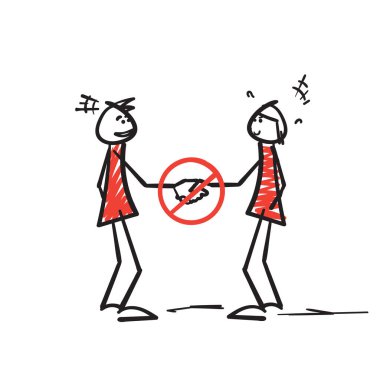 Karalama çizim vektöründe el sıkışma vektörü simgesi bulunamadı