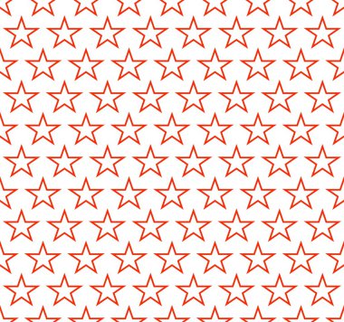 Kırmızı yıldızlar üst üste ve dönüşümlü olarak birbirlerine altında beyaz bir arka plan üzerinde kıvrımlarına arka plan