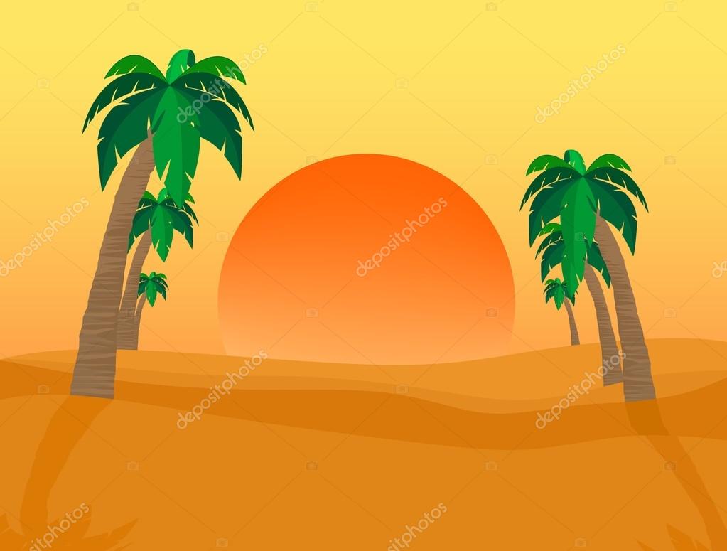 夏の砂漠地帯の砂の波を持つオレンジ色の夕日とヤシの木の緑の葉を持つ行とオレンジ色の太陽 地平線とヤシの木の影で黒いトランク ストックベクター C Lacodk 夏の砂漠地帯の砂の波を持つオレンジ色の夕日とヤシの木の緑の葉を持つ行とオレンジ色の太陽 地平線とヤシの木の影で黒いトランク ストックベクター C Lacodk