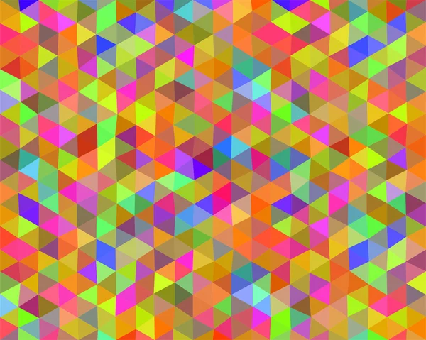 Sfondo vettoriale multicolore formato da triangoli colorati in fila fianco a fianco e sotto. Sfondo astratto da segmenti. Forme geometriche — Vettoriale Stock