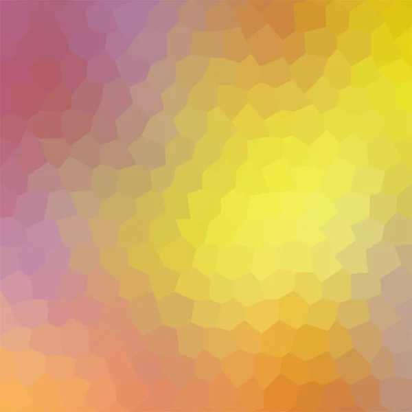 Fondo colorido compuesto de hexagonal. Fondo de arco iris de los elementos. Mosaico de parte de color — Vector de stock