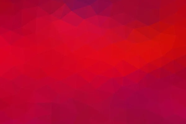 Roter Hintergrund aus dunklen und hellen Dreiecken. Mosaik-Hintergrund geometrischer Formen. abstraktes Muster gestapelt — Stockvektor