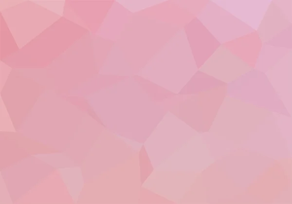 Der rosafarbene Hintergrund erzeugte Dreiecke in verschiedenen Formen und Größen. Mosaikhintergrund aus dunklen und hellen geometrischen Formen. abstraktes Muster — Stockvektor