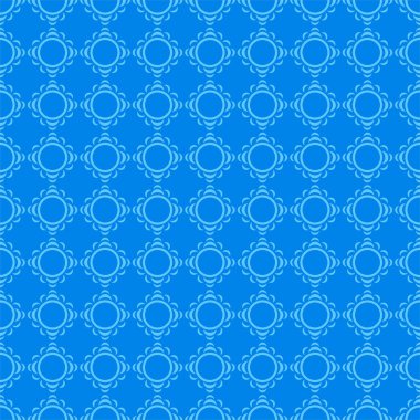 Koyu mavi arka plan ışık mavi dairesel kesimlerinde paterni