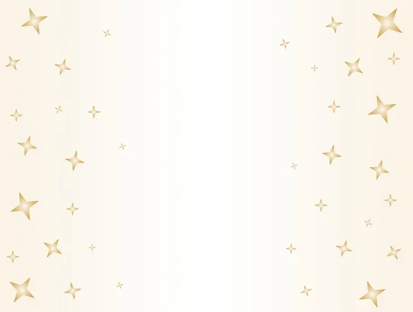 Gold stars on the side on a gold background with white center