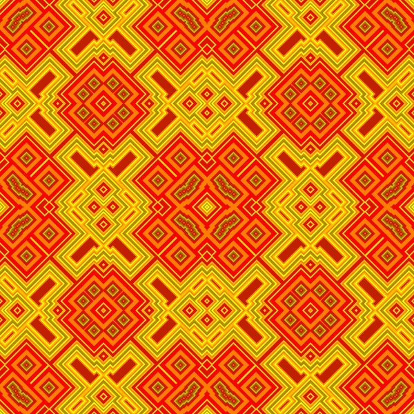 Naranja amarillo geométrico rombo sin costuras patrón textura fondo — Foto de Stock