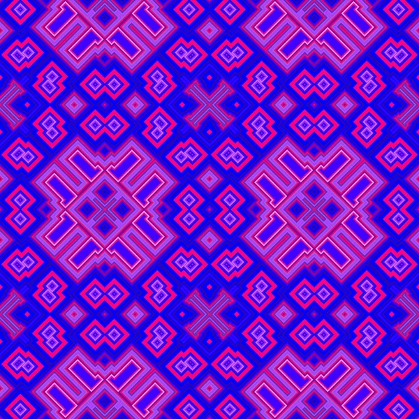 ブルー ・ ピンクの幾何学的な菱形シームレス パターン テクスチャ背景 — ストック写真