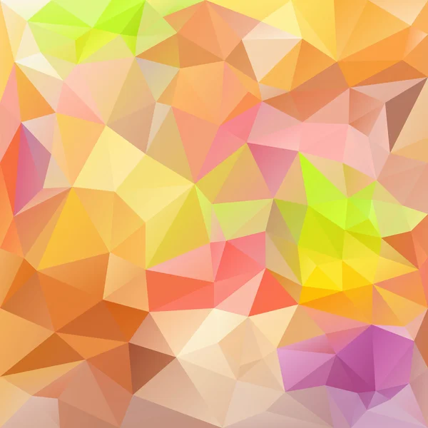 Vector abstract irregular polygon background with a triangular pattern in pastel colors — Stock Vector