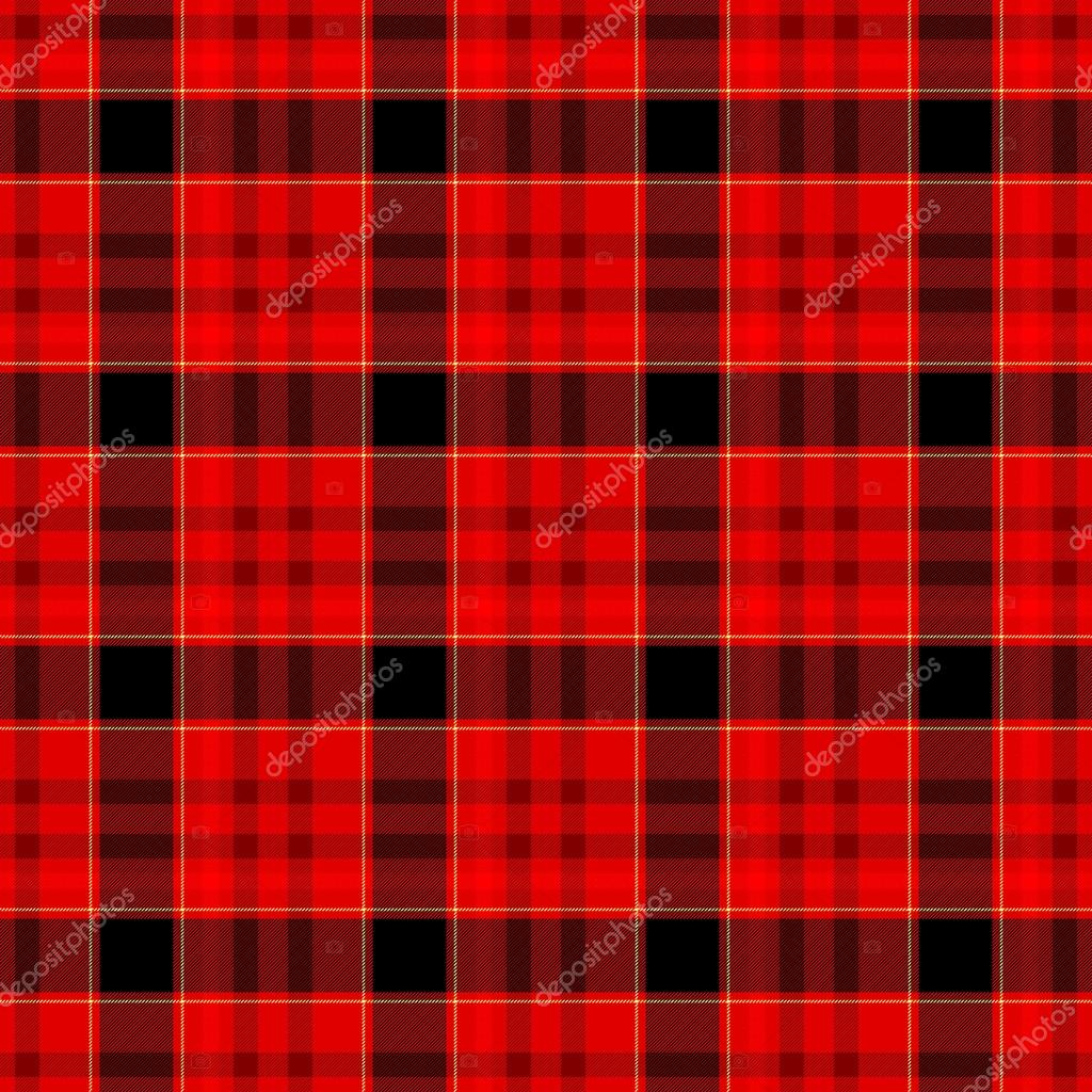 Red And Brown Plaid Background