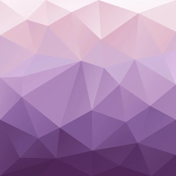 紫のグラデーションの色の三角形のパターンを持つベクトル不規則な多角形の抽象的な背景 — ストックベクタ