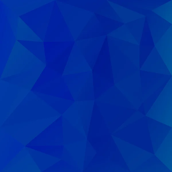 Gök mavisi renklerde üçgen desenli vektör soyut düzensiz poligon arka plan — Stok Vektör