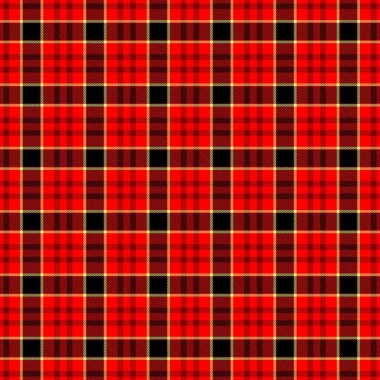 kırmızı siyah sarı kontrol elmas tartan ekose kumaş dikişsiz desen doku arka plan