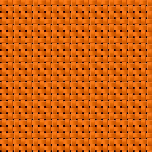 Oranžová tkaná textilie bezešvé pozadí struktura textury — Stock fotografie