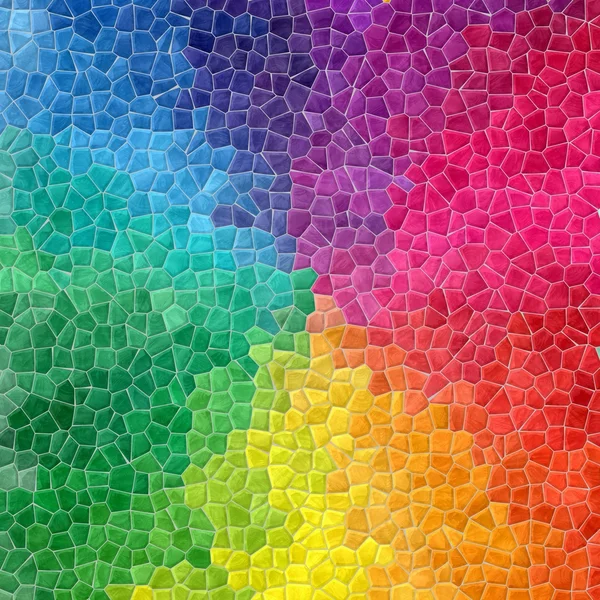 Mosaico espectro de color completo patrón textura fondo con lechada gris — Foto de Stock
