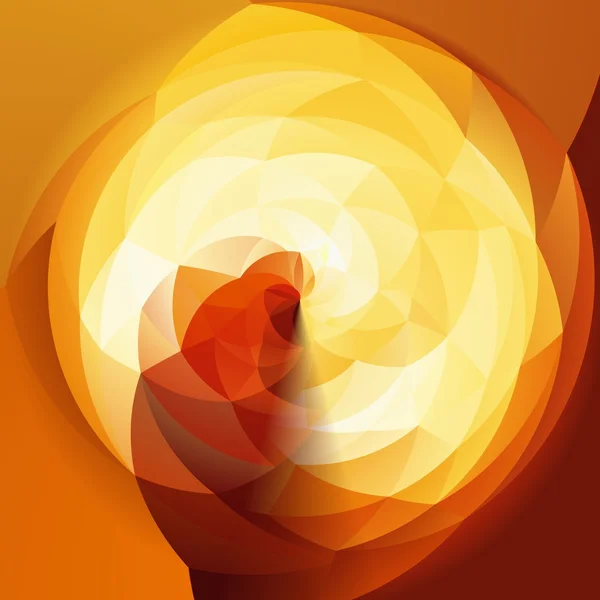 Abstract modern artistic rounded shapes background - yellow, orange, brown colors — Stock Photo, Image