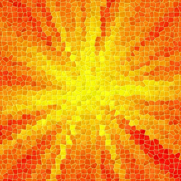 Sarı ve turuncu desen doku arka plan sarı harç - turuncu tarih Pzr ile Mozaik