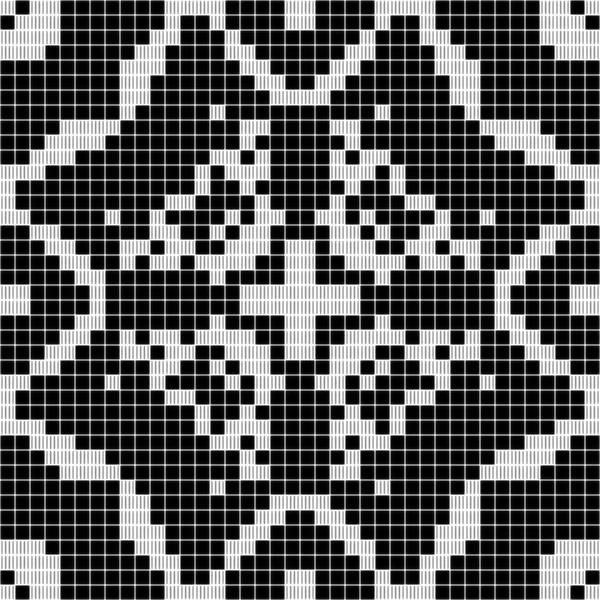 흑인과 백인 직물 커튼 레이스 원활한 배경-꽃 패턴 — 스톡 사진